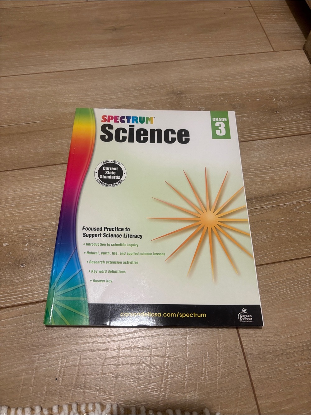 Spectrum Science Grade 3 Workbook NEW